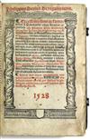 DECIO, FILIPPO. De regulis juris. 1528 + DINO DEL MUGELLO. De regulis juris. 1530. In contemporary English binding with royal arms.